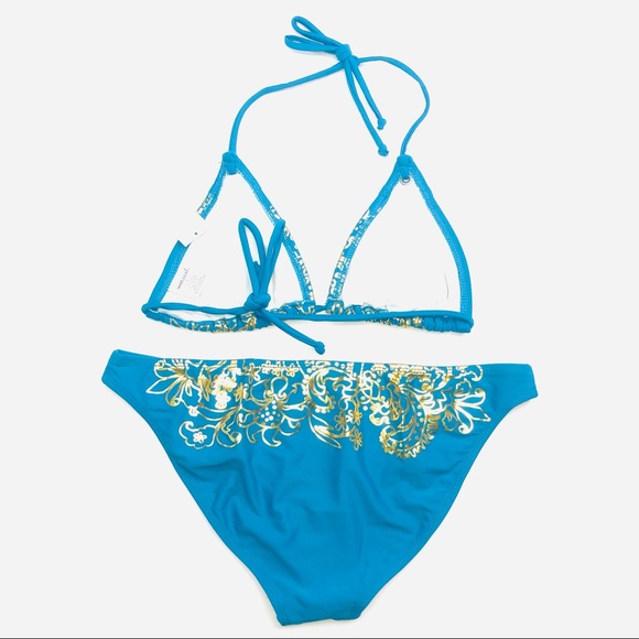 WET SEAL TURQUOISE BIKINI - Picture 3 of 6